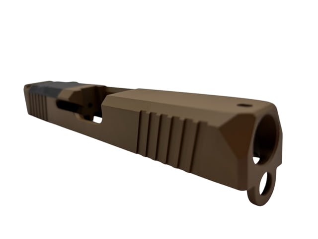 M2 Armament Group Zoom Glock 19 Gen 1/2/3 Compatible Stripped Slide Desert Tan - M2 Armament Group