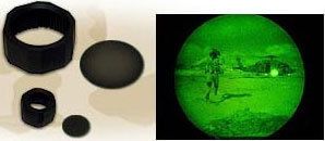 Mag  Mag-Lite C-Cell-D-Cell Flashlight IR Lens Cover with Holder - Maglite