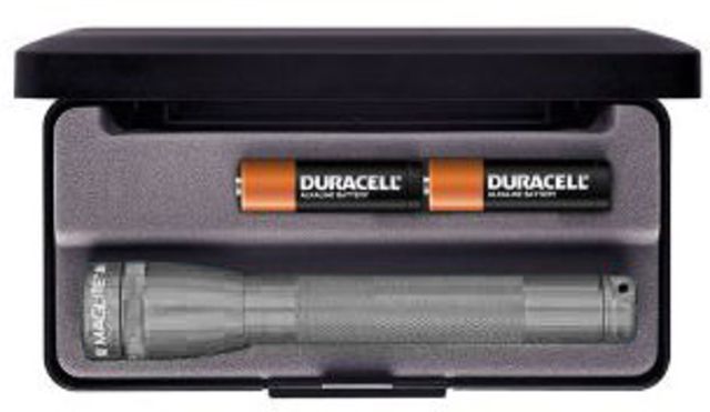 Mag Instrument 2 Cell AA Mini Maglite LED Flashlight Presentation Box Gray - Maglite
