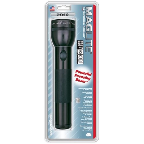 MagLite Standard 2 Cell D LED Flashlight Purple Blister Pack - Maglite