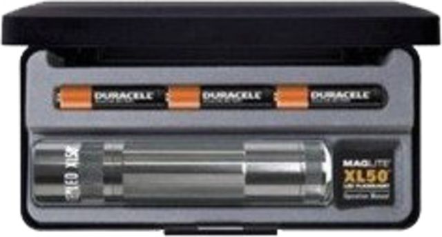 Mag Instrument XL 50 LED Flashlight w/Strobe Display Box Gray - Maglite