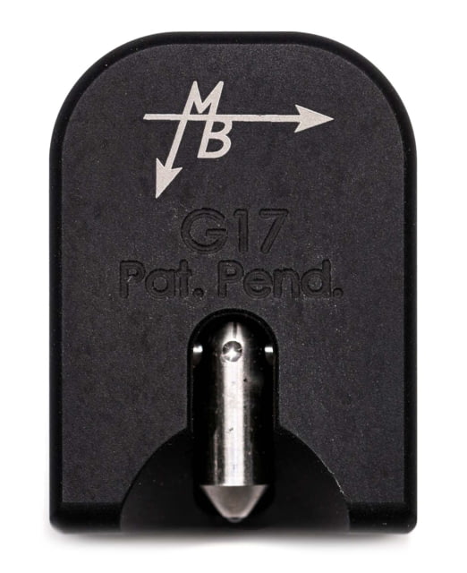 MagBreaker Magazine Base w/ Retractable Glass Breaking Tip for Glock 17 Black 1.12x1.53x0.58 inch - Magbreaker