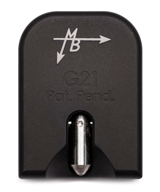MagBreaker Magazine Base w/ Retractable Glass Breaking Tip for Glock 21 Black 1.25x1.67x0.58 inch - Magbreaker