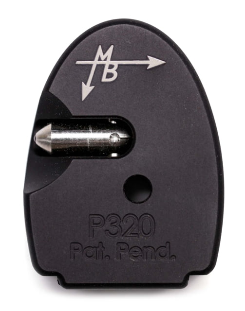 MagBreaker Magazine Base w/ Retractable Glass Breaking Tip for SIG Sauer P320 Black 1.25x1.67x0.58 inch - Magbreaker