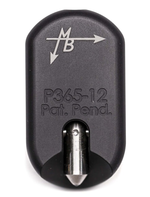 MagBreaker Magazine Base w/ Retractable Glass Breaking Tip for SIG Sauer P365 Black 0.97x1.8x0.67 inch - Magbreaker