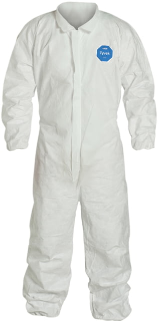 Magid Glove Tyvek Coverall w/Zipper Front Elastic Wrists and Ankles Xxxl Case of 25