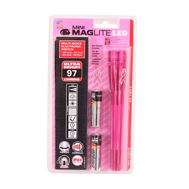 Maglite Sp22 Mini 2 Aa-cell Led Flashlight W/ Holster - Maglite