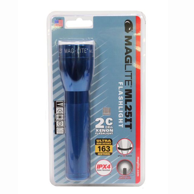Maglite Ml25it 2 C-cell Xenon Flashlight Blue - Maglite