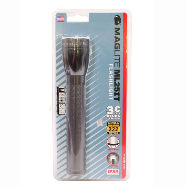 Maglite Ml25it 3 C-cell Xenon Flashlight Gray - Maglite