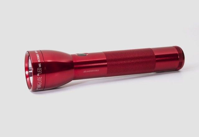 Maglite 3rd Gen 2DCell LED Flashlight524 LumensRed ST23035 - Maglite