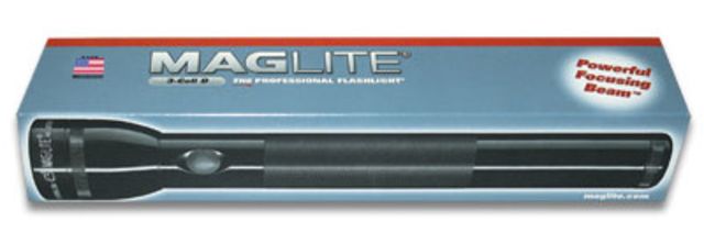 MagLite 4-Cell D Heavy Duty Aluminum Water Resistant Flashlight Black  NSN-01-291-7532 - Maglite