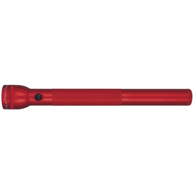 MagLite 5-cell D Flashlight Heavy Duty Water Resist Aluminum Red Display Box - Maglite