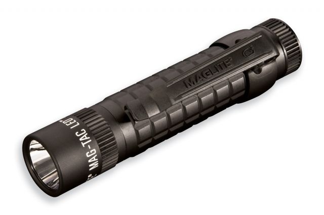 MagLite Mag-Tac LED Flashlight Plain Bezel Black - Maglite