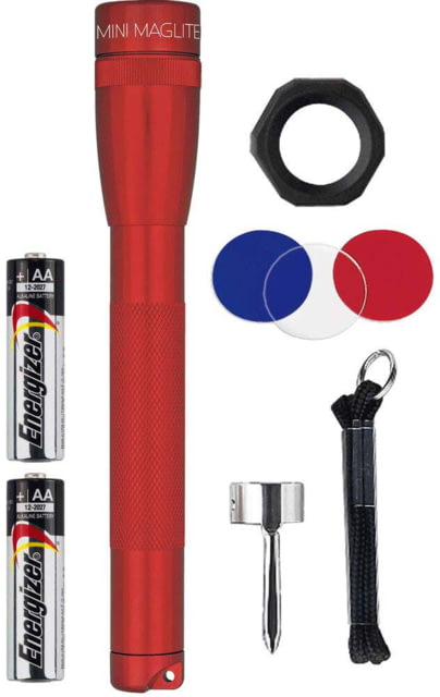 Maglite Mini Maglite LED Flashlight Combo Pack Red - Maglite