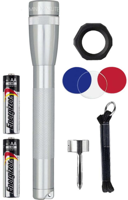 Maglite Mini Maglite LED Flashlight Combo Pack Silver