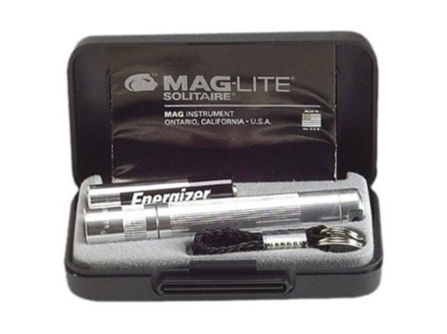 MagLite Solitaire AAA 1-Cell Incandescent Flashlight Red Pres. Box - Maglite