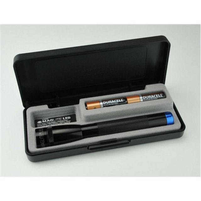 Maglite Spectrum AA Mini Mag Light-Blue Light BLACK Small - Maglite