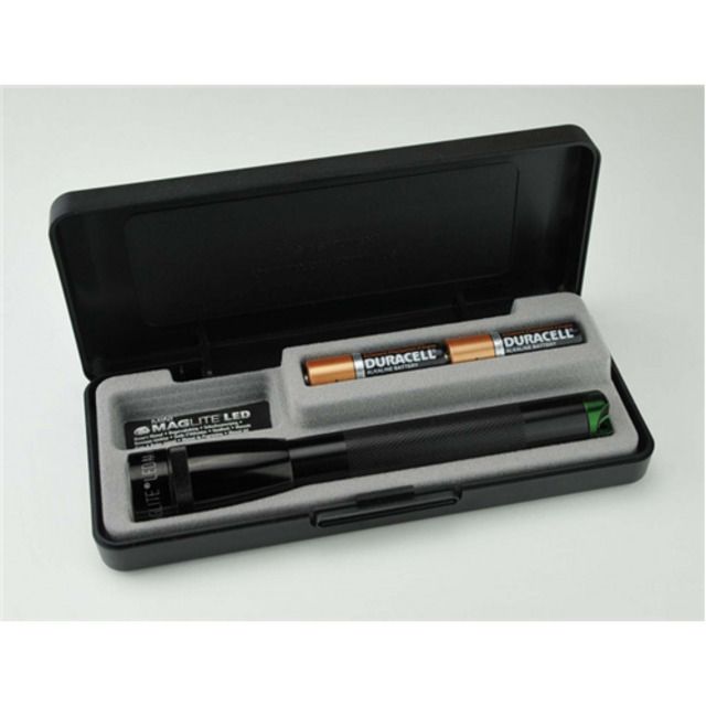Maglite Spectrum AA Mini Mag Light-Green Light BLACK Small - Maglite