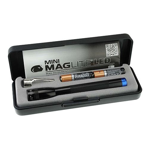 Maglite Spectrum AAA Mini Mag Light-Blue Light BLACK Small - Maglite