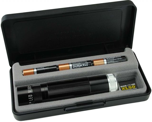 Maglite Spectrum XL50 LED Flashlight Warm White Light BLACK Compact - Maglite