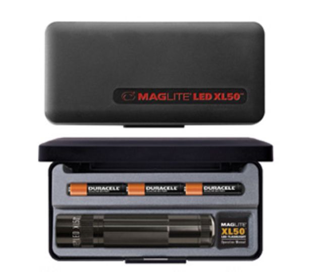 Mag Instrument XL 50 LED Flashlight w/Strobe Display Box Black - Maglite