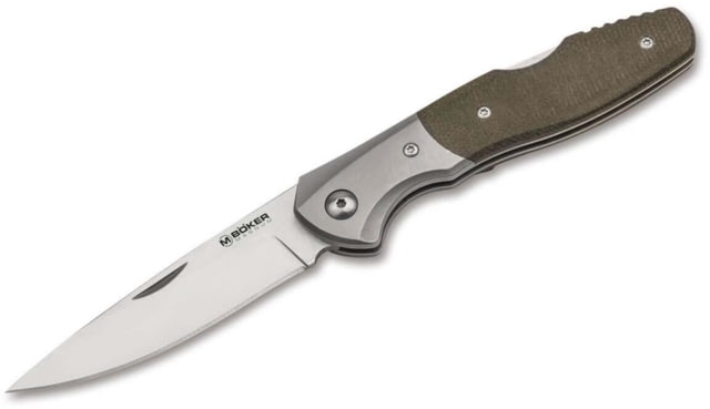 Magnum Nice Folding Knife 3.31in 7Cr17MoV Micarta Olive Handle - Magnum