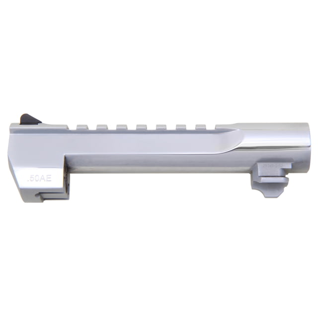 Magnum Research Barrel .50 Action Express 6 Picatinny Accessory Rail Fits Desert Eagle MK XIX 50AE Polished Chrome Finish Silver