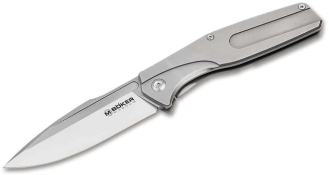 Magnum The Milled One Folding Knife 3.31in 7Cr17MoV Stainless Steel Silver Handle - Magnum