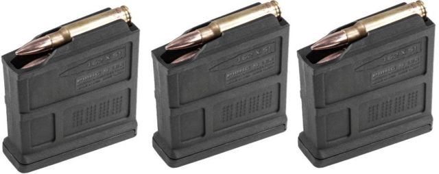Magpul 5-Round PMAG 7.62 AC - AICS Short Action Magazine 7.62X51mm NATO Pack of