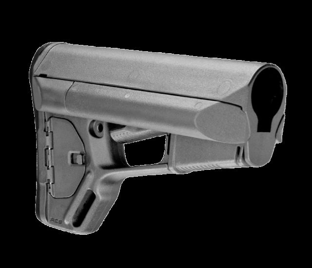 Magpul Industries ACS Rifle Stock w/Storage Fits AR-15/M-16 Mil-Spec Gray MPI