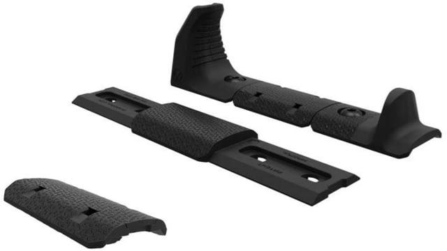 Magpul Industries M-LOK Hand Stop Kit with Type 2 Low Profile Rail Covers Black