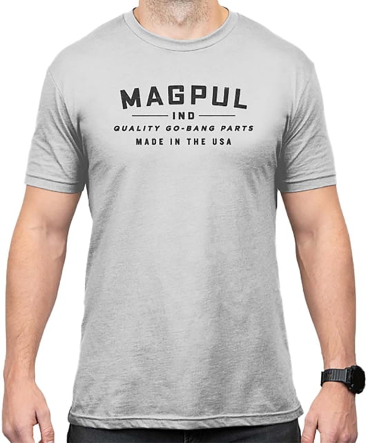 Magpul Industries Go Bang Parts Graphic T-Shirts - Men's Stone Gray Heather Cotton/Polyester Short Sleeve XL
