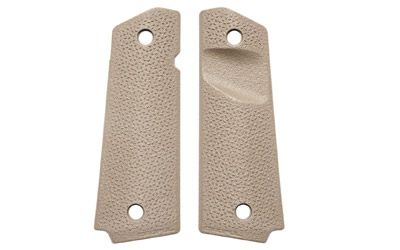 Magpul Industries MOE 1911 Grip Panels For 1911 TSP Texture Magazine Release Cut-out Flat Dark Earth