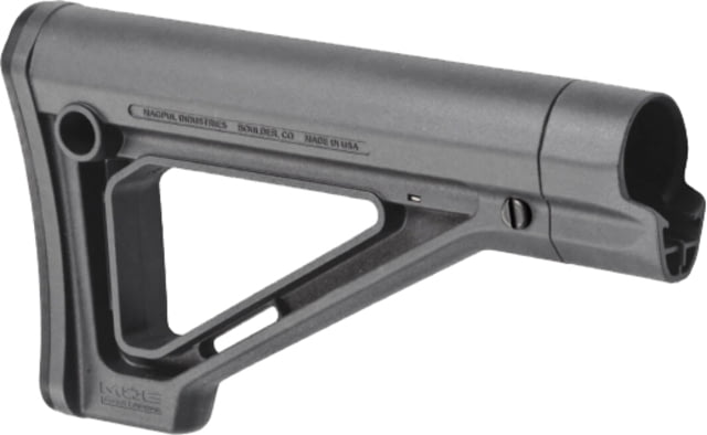 Magpul Industries MOE Fixed Carbine Mil-Spec Stock AR-10/AR-15/SR-25 8.8 in Grey