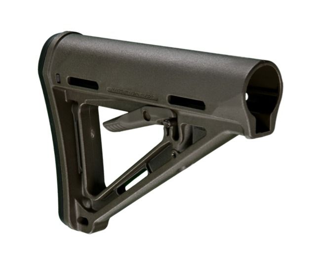 Magpul Industries MOE Rifle Stock Fits AR-15/M-16 Mil-Spec OD Green