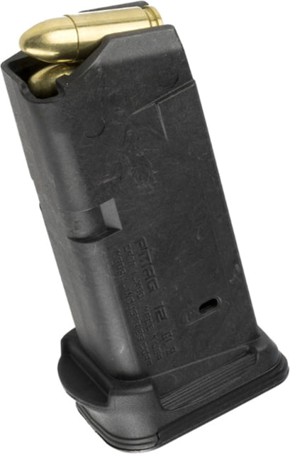 pul Industries PMAG GL9 Glock 26 Pistol Magazine 9mm Luger 12 Round Black 1 Pack Polymer 12RD Ammo