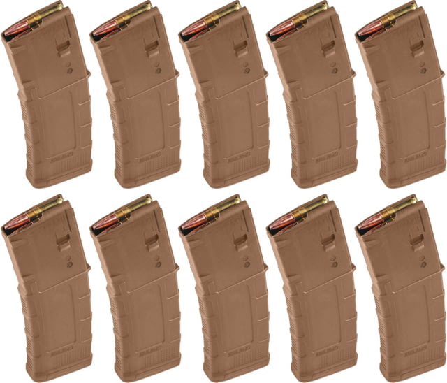 pul Industries PMAG GEN M3 AR-15 .300 Blackout 30 Round Rifle Magazine Medium Coyote Tan 10-Pack Ammo