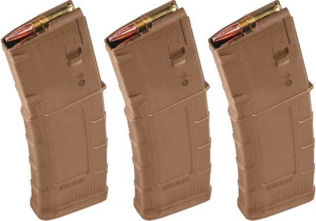 pul Industries PMAG GEN M3 AR-15 .300 Blackout 30 Round Rifle Magazine Medium Coyote Tan 3-Pack Ammo