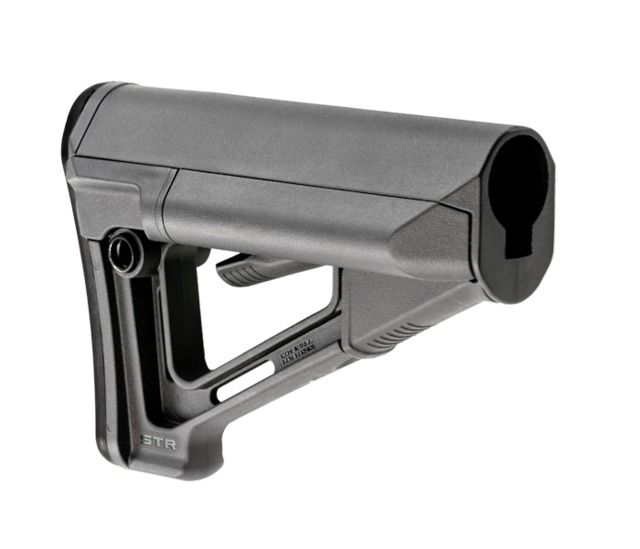 Magpul Industries STR Rifle Stock w/Storage Fits AR-15/M4 Mil-Spec Gray