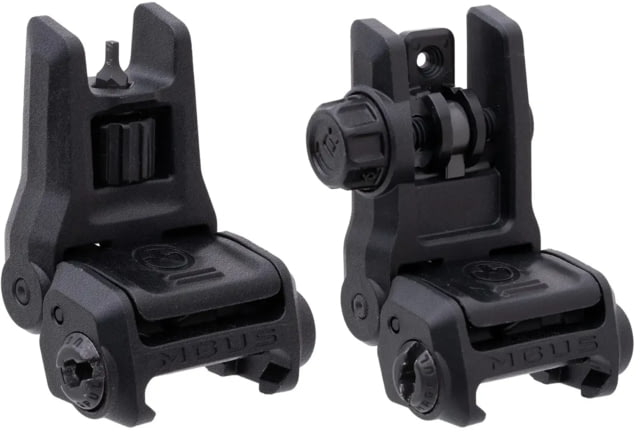 Magpul MBUS 3 Front and Read Flip Sights Black