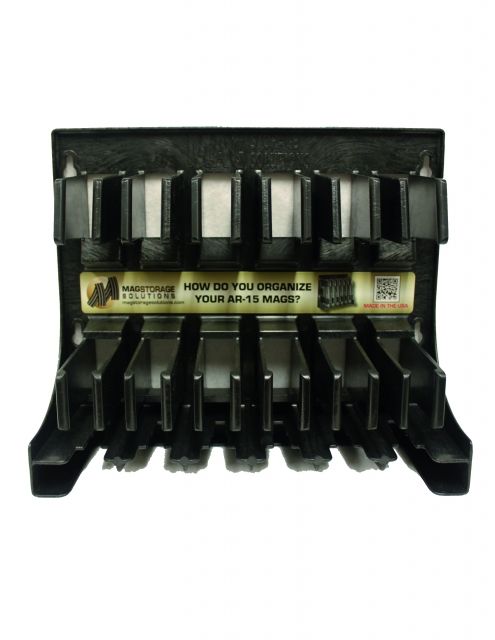 MagStorage Solutions  Magazine Organizer Black - Mag Storage Solutions