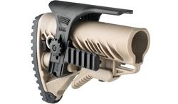 FAB Defense Adjustable Cheek Riser with Picatinny Rail for GLR16 Stock Black - FAB Defense