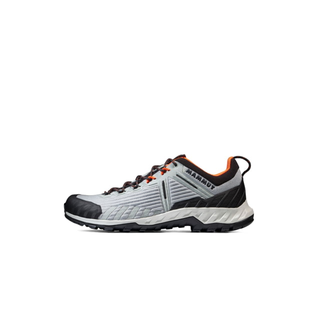 Mammut Alnasca Knit III Low Approach Shoes - Men's Ice Gray-Black US 13