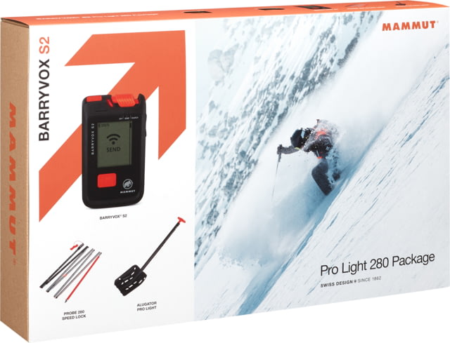 Mammut Barryvox S2 Pro Light 280 Package Transceiver Black one size