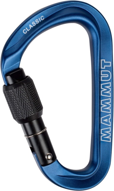 Mammut Mammut Classic HMS Screwgate Carabiner Screw Gate Blue one size - $25.95 at Optics Planet