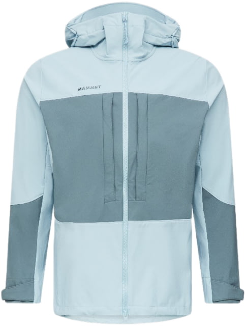 Mammut Skintrack SO Hooded Jacket - Men's Strata-Nebla Large