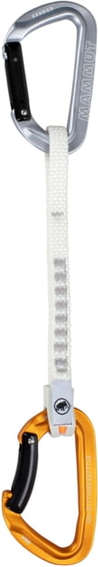 Mammut Sender Keylock 17 cm Quickdraw Straight Gate/Bent Gate Key Lock Light Grey-Gold 17 cm