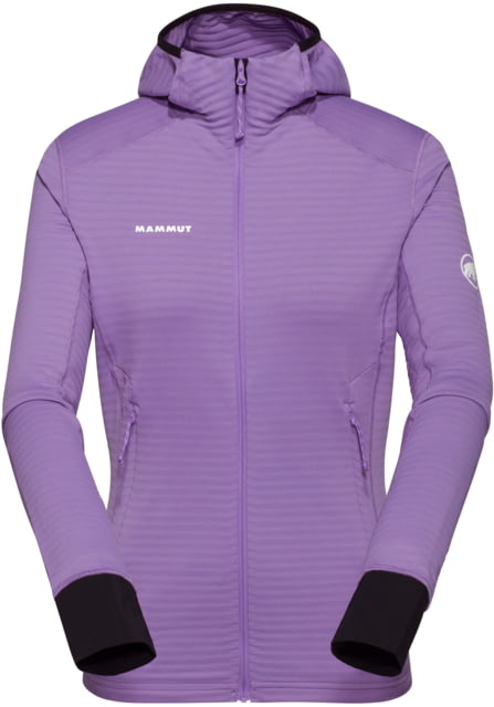 Mammut Taiss Light ML Hooded Jacket - Women's Lavandin-Black M