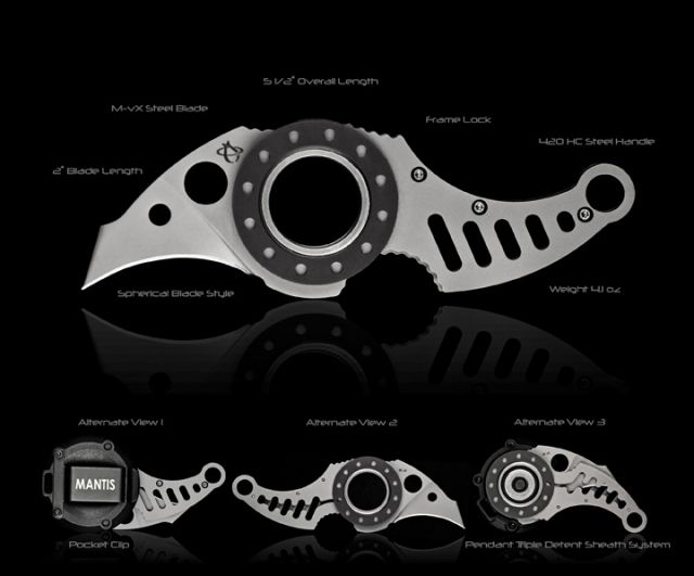 Mantis Garbanzo Knife 2 5/8in. Closed MAN - Mantis