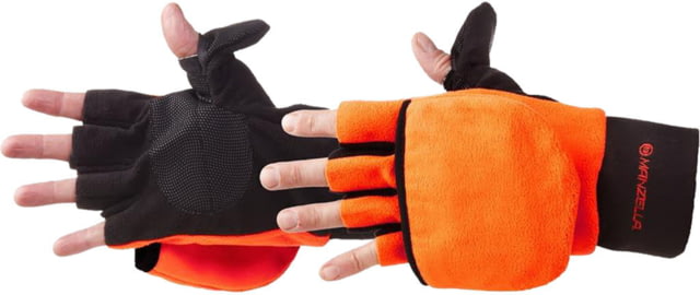 Manzella Manzella Convertible Gloves/Mitten - Men's Blaze Orange Large - Manzella